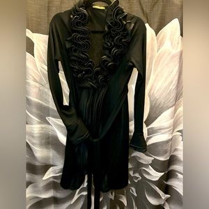 Ruffled Collar Knit jacket